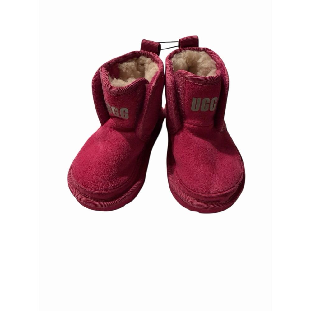 UGG NEUMEL EZ-FIT CHUKKA BOOT TODDLER SIZE 6C RASPBERRY SORBET SUEDE